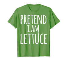 Load image into Gallery viewer, Funny Lazy Halloween Shirt PRETEND I AM LETTUCE Costume
