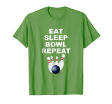 Load image into Gallery viewer, Eat Sleep Bowl Repeat Shirt | Bowling Gift Ideas
