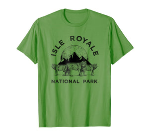 Isle Royale Park Wolf T-Shirt, Northwest Wolves Tee Apparel