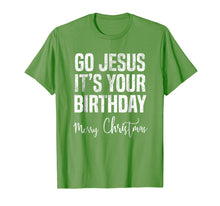 Load image into Gallery viewer, Distressed Go Jesus It's Your Birthday Shirt Christmas Shirt

