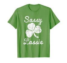 Load image into Gallery viewer, Sassy Lassie Cute Women&#39;s St. Patrick&#39;s Day T-Shirt
