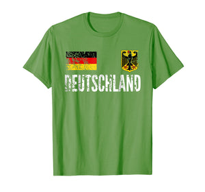 Germany Football Jersey - Disstressed Fussball Fan T-Shirt