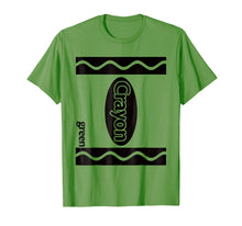 Load image into Gallery viewer, Green Crayon Box Halloween Costume Couple Group T-Shirt
