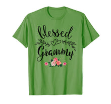 Load image into Gallery viewer, Blessed Grammy Shirt Grandma with floral Mother&#39;s Day T-Shirt
