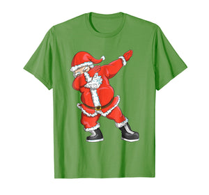 Dabbing Santa T-Shirt - Funny Santa Claus Christmas Tshirt