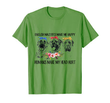 Load image into Gallery viewer, English Mastiffs Make Me Happy Humans Make My Head Hurt Tee
