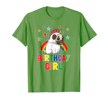 Load image into Gallery viewer, Girl Birthday Unicorn Pug B-day Party Kids T-Shirt Gift Idea
