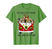 Load image into Gallery viewer, On A Dark Desert Highway Dog Feel Cool Wind In My Hair T-Shirt

