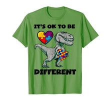 Load image into Gallery viewer, Autism Awareness Shirts Dinosaur Puzzle T Shirt
