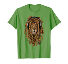 Load image into Gallery viewer, Marley Lion Art Dreadlock Rastafari T-Shirt for Rasta Lover

