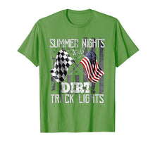 Load image into Gallery viewer, Summer Nights and Dirt Track Lights Moto racing T-Shirt
