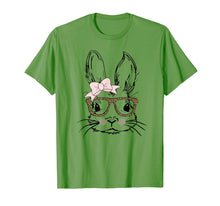 Load image into Gallery viewer, Cute Bunny Face Shirt Leopard Print Glasses EASTER Gift T-Shirt-67333
