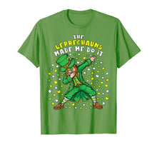Load image into Gallery viewer, The Leprechauns Made Me Do It St Patrick&#39;s Day Leprechaun T-Shirt-556406
