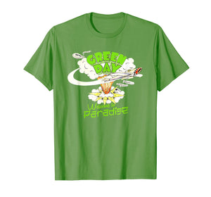 New Green day Tshirt welcome to paradise design gift
