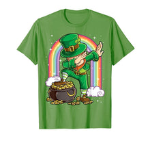 Load image into Gallery viewer, St Patricks Day Dabbing Leprechaun Boys Kids Men Gifts Dab T-Shirt-203544

