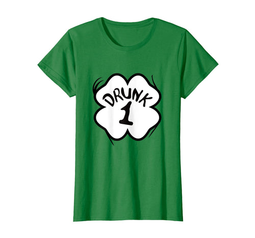 Drunk 1 St Pattys Day Shirt Drinking Team Group Matching