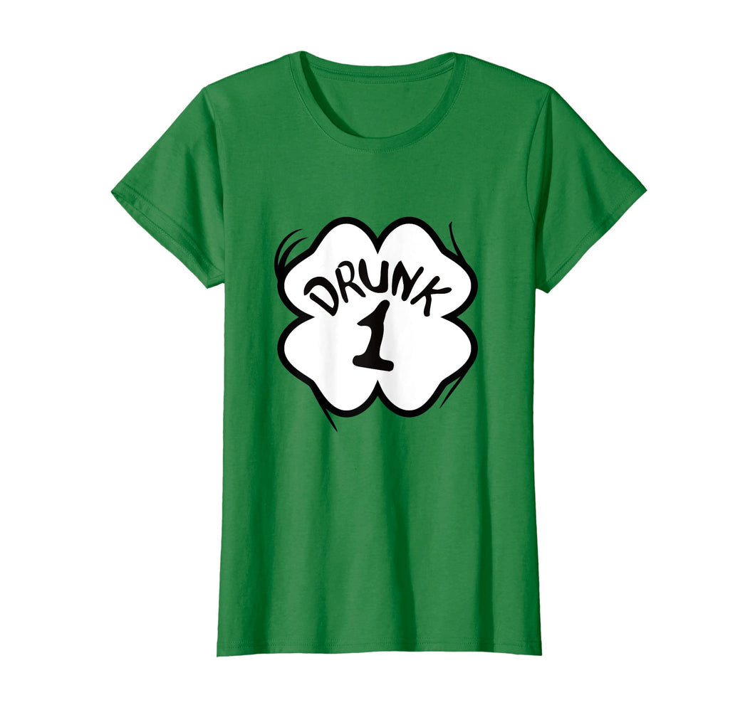 Drunk 1 St Pattys Day Shirt Drinking Team Group Matching