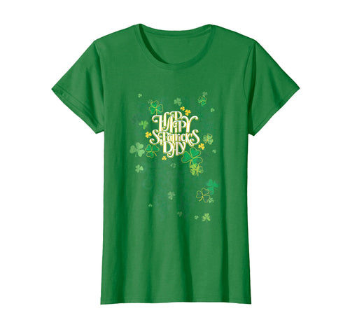 Womens Happy St Patrick's Day T-Shirt