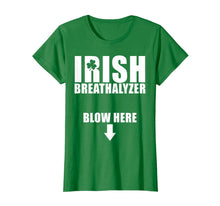 Load image into Gallery viewer, Irish Breathalyzer Blow Here St Patrick&#39;s Day Funny T-Shirt-703015
