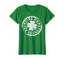 Load image into Gallery viewer, Dibs On The Redhead Stamp Gift St Patricks Day Drinking T-Shirt-494376

