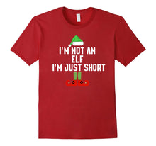 Load image into Gallery viewer, I&#39;m Not An Elf I&#39;m Just Short Christmas Tshirt
