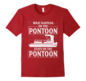 Funny Pontoon Boat T-Shirt Boating Captain Gift Shirt