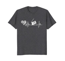 Load image into Gallery viewer, Filmmaking Shirt Film Producer Heartbeat Gift For Men
