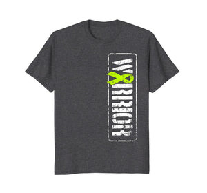 Lymphoma Awareness T Shirt - Lime Green Cancer Ribbon