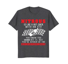 Load image into Gallery viewer, Drag Racing Shirt Nitrous Is Like A Hot Chick With An STD...
