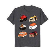 Load image into Gallery viewer, Sushi Persian Cat Funny T- shirt by Huebucket
