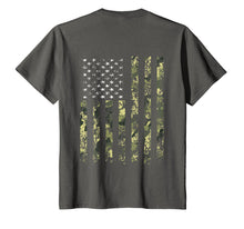 Load image into Gallery viewer, Camo American Flag T shirt
