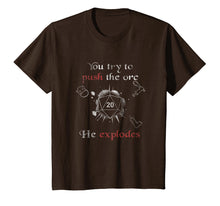 Load image into Gallery viewer, Push the Orc - DnD Dragons RPG Roleplay T Shirt Men Women
