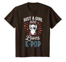 Load image into Gallery viewer, Just A Girl Who Loves K-Pop T-Shirt Panda KPop Merchandise
