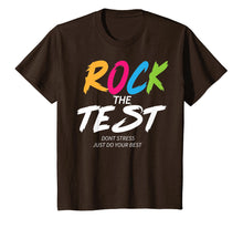 Load image into Gallery viewer, Cool Teacher Tee Rock The Test Encouragement T-Shirt
