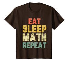 Load image into Gallery viewer, Eat Sleep Math Repeat Gift Vintage T-Shirt
