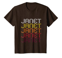 Load image into Gallery viewer, Janet Retro Wordmark Pattern - Vintage Style T-shirt
