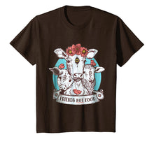 Load image into Gallery viewer, Friends Not Food Cute Farm Animals Vegan Workout T Shirt
