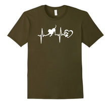 Load image into Gallery viewer, I Love My Lab Dog Heartbeat T-Shirt
