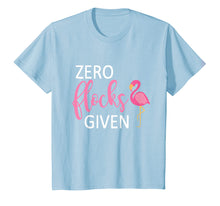 Load image into Gallery viewer, Funny Pink Flamingo Shirt Zero Flocks Given Summer Beach
