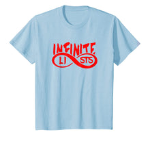 Load image into Gallery viewer, infinite lists shirt
