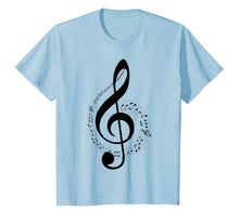 Load image into Gallery viewer, Treble clef Music Note t shirt

