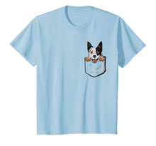 Load image into Gallery viewer, Adorable Little Australian Cattle Dog In The Pocket T-shirt
