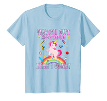 Load image into Gallery viewer, Kindergarten Shirt Watch Out Kindergarten Grade Here I Come
