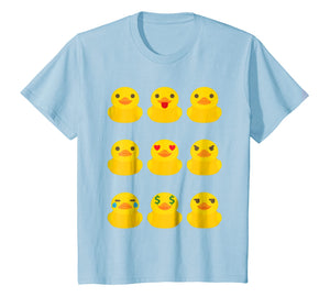 Cute Yellow Ducklings Emoji T-Shirt