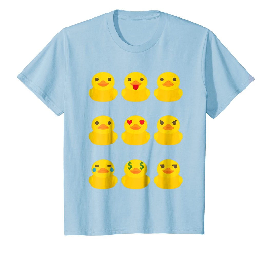 Cute Yellow Ducklings Emoji T-Shirt