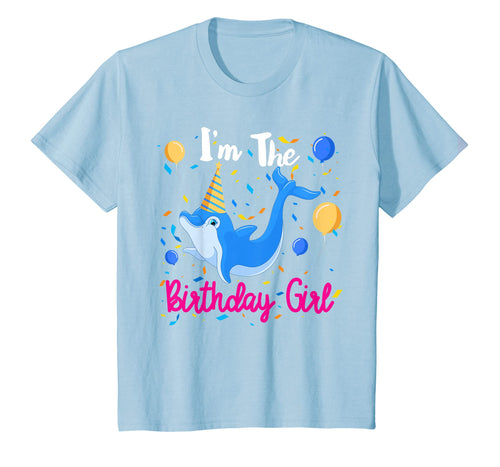 Dolphin Birthday Party Girl Shirt Gift For Her