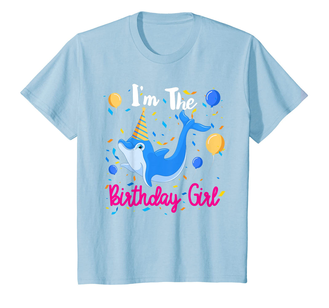 Dolphin Birthday Party Girl Shirt Gift For Her