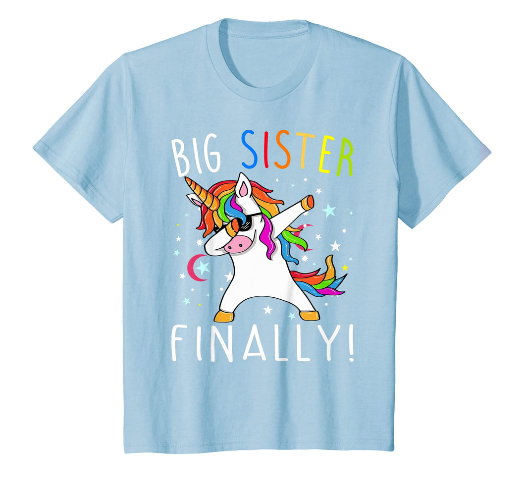 Big Sister Finally Unicorn Shirt - Unicorn shirt for Girl