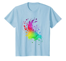 Load image into Gallery viewer, Artist Smock Fun Artist Watercolor Paint Splatter T-Shirt
