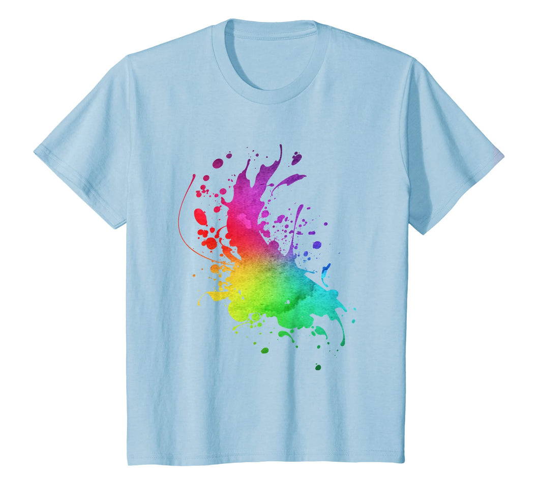 Artist Smock Fun Artist Watercolor Paint Splatter T-Shirt